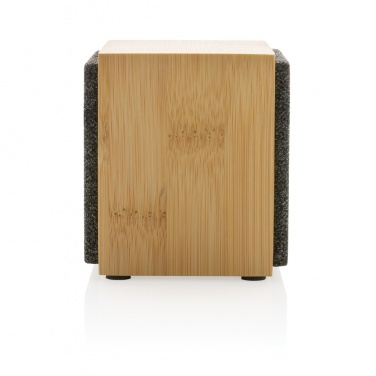 Logo trade promotional giveaways picture of: Wynn 5W bamboo wireless speaker