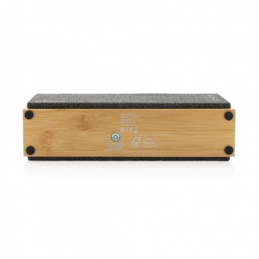 Logo trade promotional item photo of: Wynn 10W bamboo wireless speaker