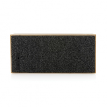 Logo trade promotional gifts picture of: Wynn 20W bamboo wireless speaker