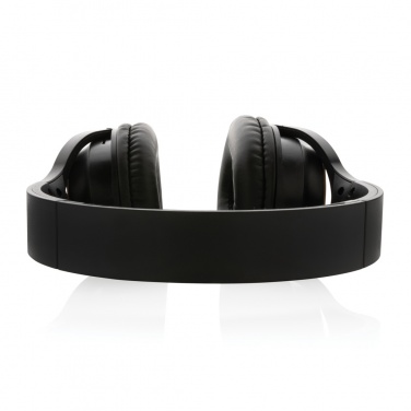 Logo trade promotional merchandise picture of: RCS and bamboo Elite Foldable wireless headphone