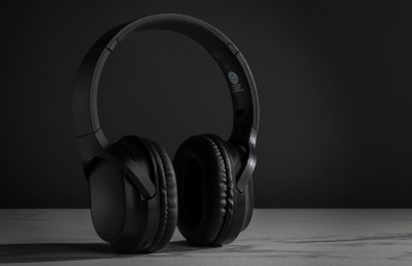 Logo trade advertising products picture of: RCS recycled plastic Elite Foldable wireless headphone