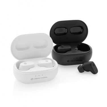 Logotrade promotional item image of: Urban Vitamin Gilroy hybrid ANC and ENC earbuds