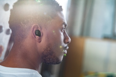 Logo trade corporate gift photo of: Urban Vitamin Palm Springs RCS rplastic ENC earbuds