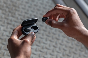 Logo trade advertising products picture of: Urban Vitamin Palm Springs RCS rplastic ENC earbuds