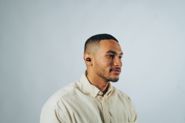 Logo trade promotional products picture of: Urban Vitamin Palm Springs RCS rplastic ENC earbuds