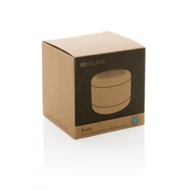 Logotrade promotional item image of: Terra RCS recycled aluminium 5W wireless speaker