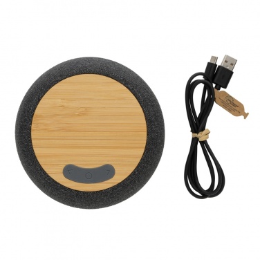 Logotrade promotional giveaways photo of: RCS Rplastic/PET and bamboo 5W speaker
