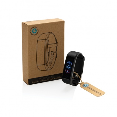 Logotrade corporate gift image of: RCS recycled TPU Sense Fit with heart rate monitor