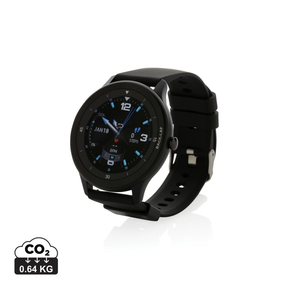 Logo trade promotional gifts image of: Swiss Peak RCS recycled TPU Watch