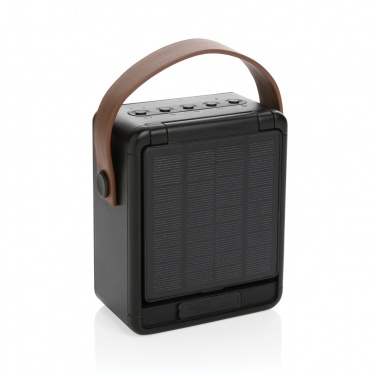Logotrade promotional merchandise image of: Skywave RCS recycled plastic solar speaker 12W
