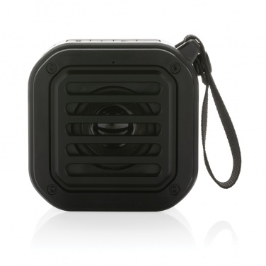 Logo trade promotional giveaways image of: 3W RCS recycled plastic wireless sunwave solar speaker