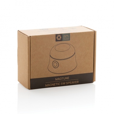 Logotrade promotional merchandise image of: Magtune RCS recycled plastic magnetic 5W speaker