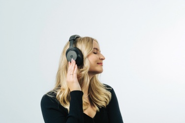 Logotrade promotional gift image of: Irvine RCS recycled and repairable ANC wireless headphone