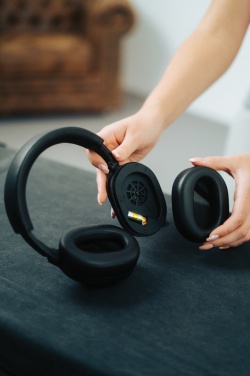 Logotrade corporate gift image of: Irvine RCS recycled and repairable ANC wireless headphone