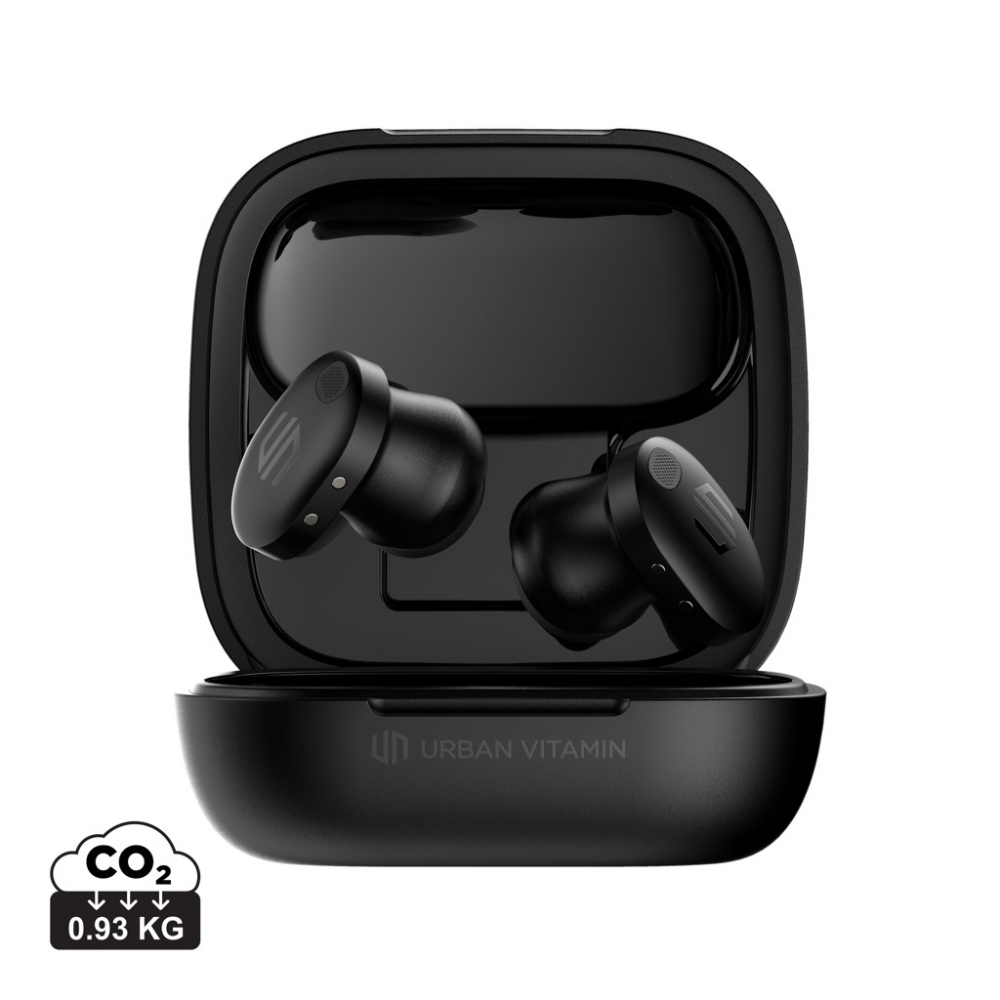 Logotrade promotional gift image of: Lakewood RCS recycled and repairable wireless earbuds