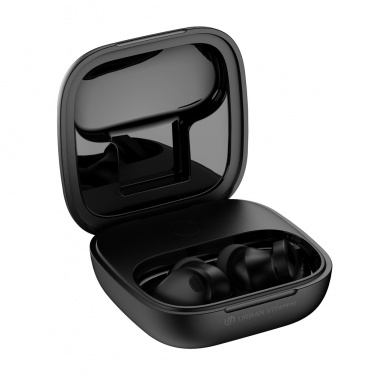 Logo trade promotional gifts image of: Lakewood RCS recycled and repairable wireless earbuds
