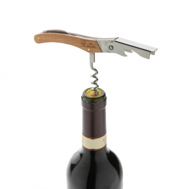 Logo trade promotional gifts picture of: Wooden Corkscrew