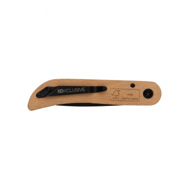 Logo trade business gifts image of: Nemus Luxury Wooden knife with lock