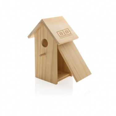 Logotrade business gift image of: Wooden birdhouse