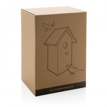 Logotrade promotional items photo of: Wooden birdhouse