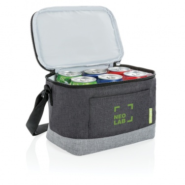 Logo trade promotional giveaway photo of: Duo colour RPET cooler bag