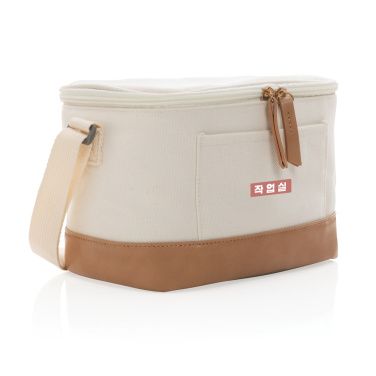 Logotrade corporate gift image of: Impact AWARE™ 16 oz. rcanvas six can cooler bag