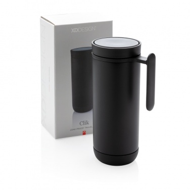 Logo trade promotional merchandise photo of: Clik leak proof travel mug