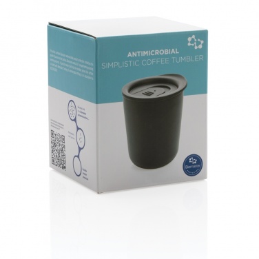 Logo trade promotional merchandise image of: Simplistic antimicrobial coffee tumbler