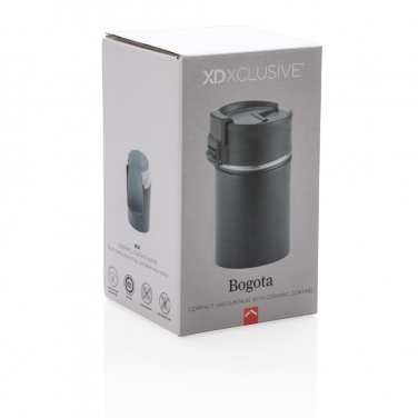 Logo trade business gift photo of: Bogota compact vacuum mug with ceramic coating