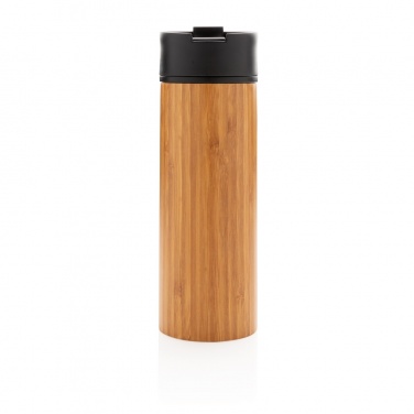 Logo trade promotional products picture of: Bogota vacuum bamboo coffee mug