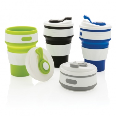 Logo trade promotional products picture of: Foldable silicone cup