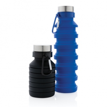 Logotrade promotional product image of: Leakproof collapsible silicone bottle with lid