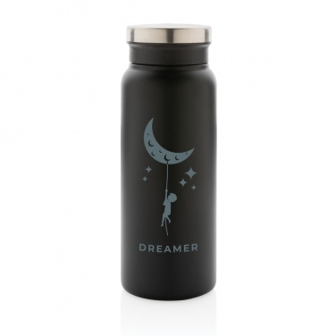Logo trade promotional giveaways picture of: RCS Recycled stainless steel vacuum bottle 600ML