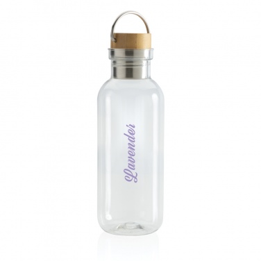 Logotrade promotional giveaways photo of: RCS RPET bottle with bamboo lid and handle