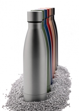 Logotrade promotional giveaway image of: RCS Recycled stainless steel solid vacuum bottle