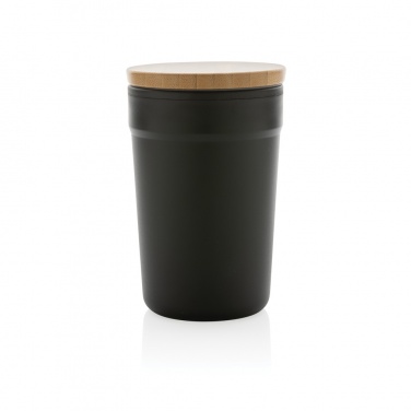 Logotrade corporate gift picture of: GRS certified recycled PP mug with bamboo lid