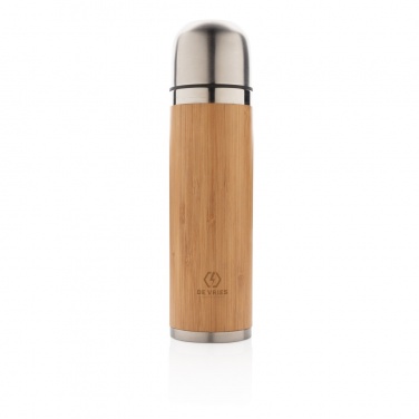 Logotrade promotional merchandise photo of: Bamboo vacuum travel flask