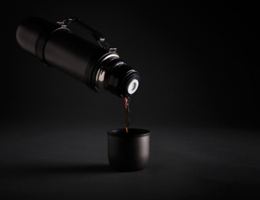 Logo trade promotional gifts image of: Vacuum flask with 2 cups