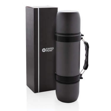 Logo trade promotional items image of: Vacuum flask with 2 cups