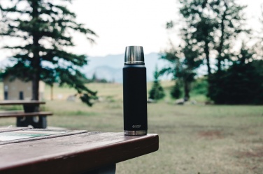 Logo trade promotional merchandise picture of: Swiss Peak Elite 1L copper vacuum flask