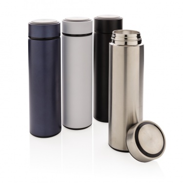 Logo trade promotional giveaways image of: Vacuum stainless steel bottle