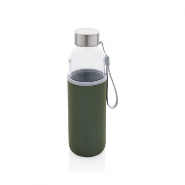 Logo trade promotional giveaway photo of: Glass bottle with neoprene sleeve