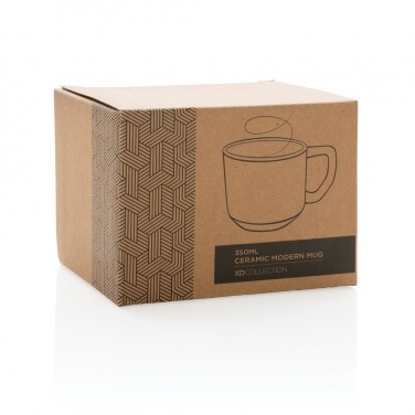 Logotrade corporate gift image of: Ceramic modern mug 350ml