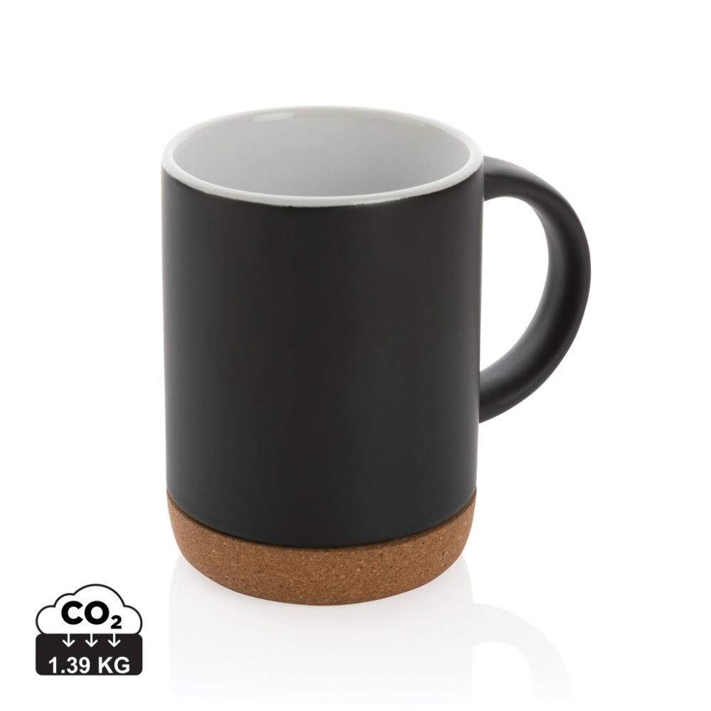 Logotrade corporate gift image of: Ceramic mug with cork base 280ml