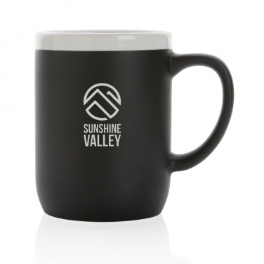 Logo trade advertising product photo of: Ceramic mug with white rim 300ml