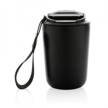 Logotrade promotional giveaway picture of: Cuppa RCS re-steel vacuum tumbler with lanyard