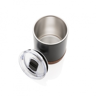 Logo trade promotional gifts picture of: RCS Re-steel cork small vacuum coffee mug