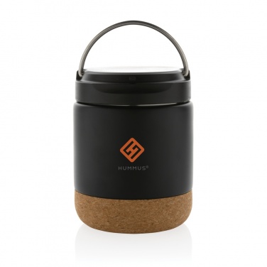 Logo trade corporate gifts image of: Savory RCS certified recycled stainless steel foodflask