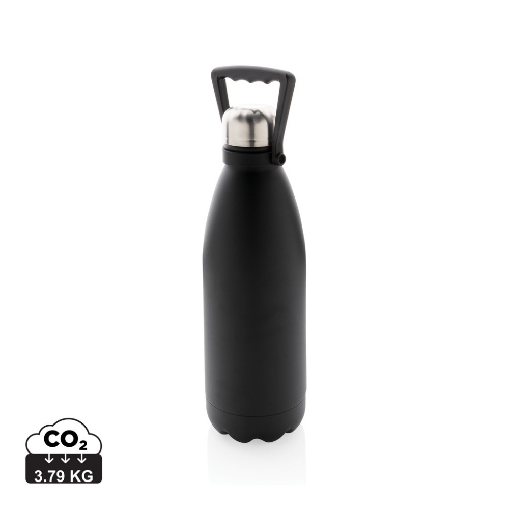 Logo trade promotional items picture of: RCS Recycled stainless steel large vacuum bottle 1.5L