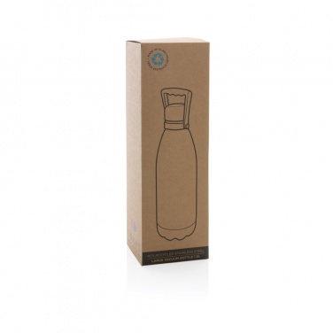 Logo trade promotional gift photo of: RCS Recycled stainless steel large vacuum bottle 1.5L